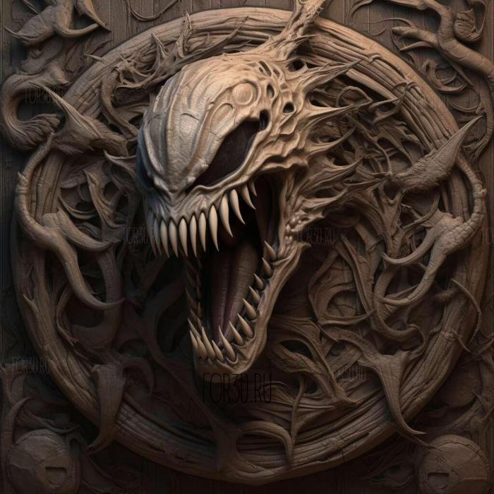 stl Venom movie 2 stl model for CNC